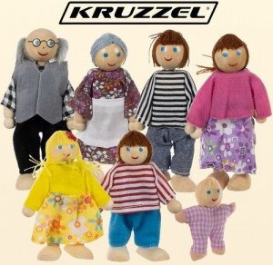 Kruzzel Miniaturowe lalki- 7szt. Kruzzel 19764 6