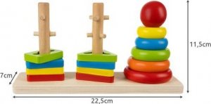 Kruzzel Sorter- układanka drewniana (19870) 10