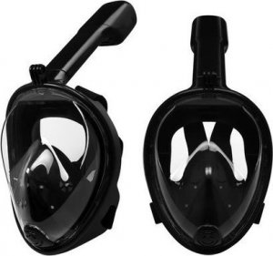 Trizand Maska do snorkowania pełnotwarzowa L/XL czarna 9