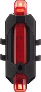 Trizand Lampka rowerowa LED USB + tylne światło 3