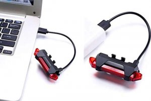 Trizand Lampka rowerowa tylna USB 3