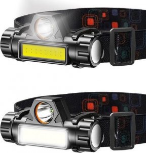 Latarka czołowa Trizand Latarka czołowa LED USB L18371 12