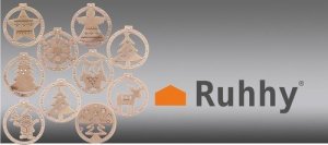 Ruhhy Bombki drewniane - 10 szt 3