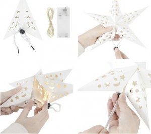 Dekoracja świąteczna Ruhhy gwiazda 5