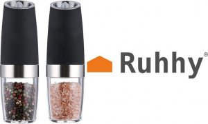 Młynek do przypraw Ruhhy Młynek elektryczny grawitacyjny- 2szt. Ruhhy 19558 7