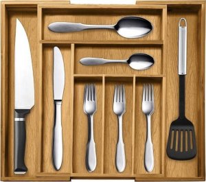 Ruhhy Wkład/ organizer bambusowy do szuflady (19189) 2