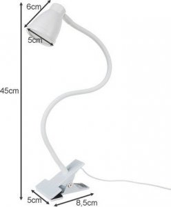 Lampka biurkowa Izoxis biała  (00019455) 10