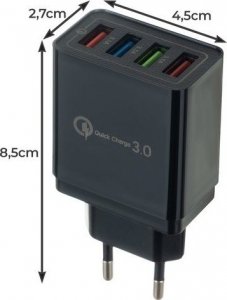 Ładowarka Izoxis Ładowarka sieciowa 4x USB 3.0 Izoxis 19165 7