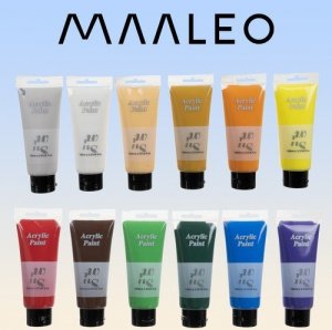Maaleo Farby akrylowe 12szt. 100ml Maaleo 20424 3