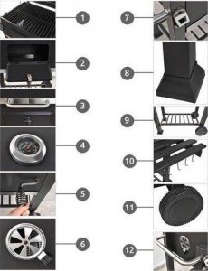 Kaminer Grill ogrodowy G5011 16