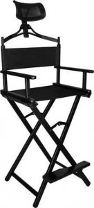 Beautylushh Krzesło do makijażu aluminiowe z zagłówkiem 2