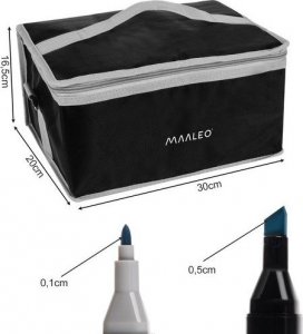 Maaleo Markery/ pisaki dwustronne- zestaw 168 szt. 13