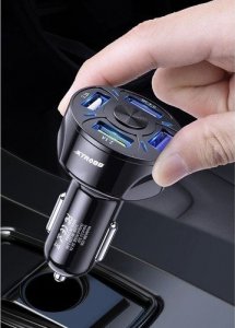 Ładowarka Xtrobb Ładowarka samochodowa 4x USB + kabel Xtrobb 19907 2