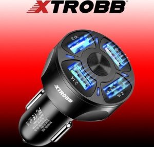 Ładowarka Xtrobb Ładowarka samochodowa 4x USB + kabel Xtrobb 19907 6