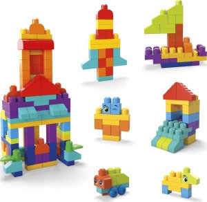 Mattel MEGA BLOKS Bardzo duża torba z klockami do budowania (HHM96) 3