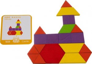 Kruzzel Układanka edukacyjna- figury geometryczne 3