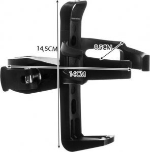 Trizand Uchwyt rowerowy na bidon Czarny (21205) 8