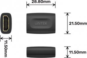 Adapter AV Unitek HDMI - HDMI czarny (A1013BK) 5