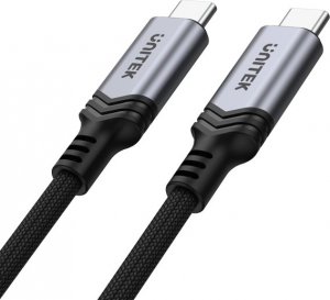 Kabel USB Unitek USB-C - USB-C 2 m Czarny (C14110GY-2M) 3