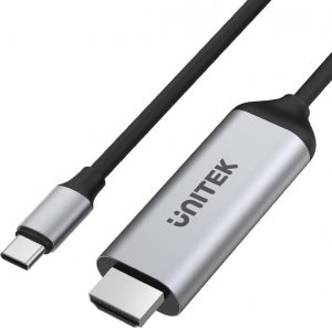 Kabel USB Unitek USB-C - HDMI 1.8 m Srebrny (V1423A) 1