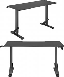 Biurko Mozos GDDESK-RGB Czarne 145 cmx67 cm 2
