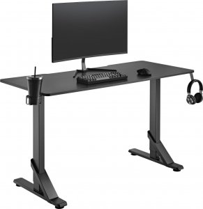 Biurko Mozos GDESK HD Czarne 145 cmx67 cm 1