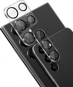 Crong Lens Shield - Szkło na aparat i obiektyw Samsung Galaxy S23 Ultra 2