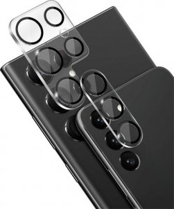 Crong Lens Shield - Szkło na aparat i obiektyw Samsung Galaxy S23+ 3