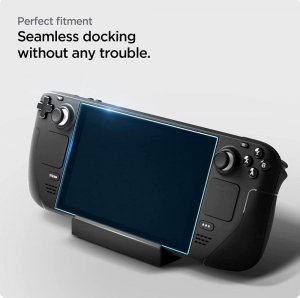 SZKŁO HARTOWANE SPIGEN GLAS.TR EZ FIT STEAM DECK CLEAR 3