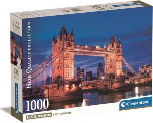 Clementoni CLE puzzle 1000 Compact Bridge At Night 39772 1