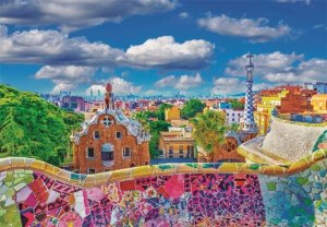 Clementoni CLE puzzle 1000 HQ Park Guell Barcelona 39744 2