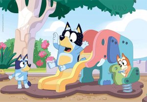 Clementoni CLE puzzle 104 maxi SuperKolor Bluey 27171 2