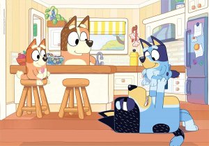 Clementoni CLE puzzle 104 maxi SuperKolor Bluey 27169 2