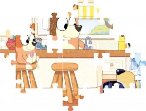 Clementoni CLE puzzle 104 maxi SuperKolor Bluey 27169 3