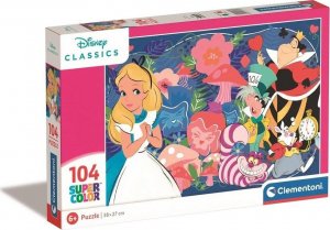 Clementoni CLE puzzle 104 SuperKolor DisneyClassic 25748 1