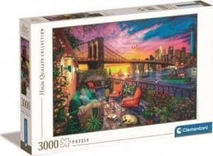 Clementoni CLE puzzle 3000 HQ Manhattan Balcony Sunset 33552 1