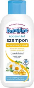 BAMBINO_Rodzina szampon witaminowy blask do włosów matowych i delikatnych 400ml 1