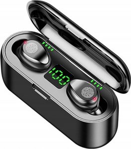 Słuchawki Verk F9 czarne 2