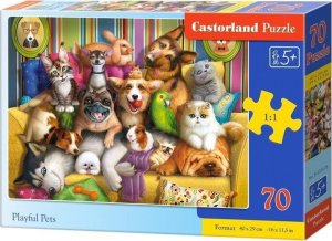 Castorland Puzzle 70 Playful Pets CASTOR 1