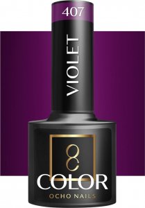 Activeshop OCHO NAILS Lakier hybrydowy violet 407 -5 g 1