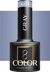 Activeshop OCHO NAILS Lakier hybrydowy gray 604 -5 g 1