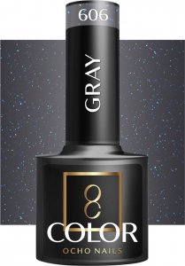 Activeshop OCHO NAILS Lakier hybrydowy gray 606 -5 g 1