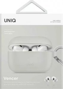 Uniq Etui ochronne na słuchawki UNIQ Vencer do AirPods Pro 2 gen. Silicone szary/chalk grey 6