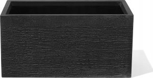 Beliani Doniczka 60 x 29 x 30 cm czarna MYRA 8