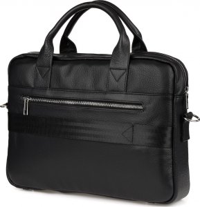 Torba Beltimore Skórzana torba na laptop duża męska pojemna premium Beltimore czarna J13 4
