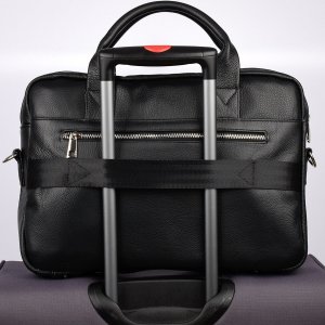 Torba Beltimore Skórzana torba na laptop duża męska pojemna premium Beltimore czarna J13 6