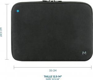Torba Mobilis Mobilis 003065 torba na notebooka 35,6 cm (14") Etui kieszeniowe Czarny 4