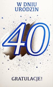 Armin Style Karnet Urodziny 40 1