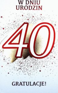 Armin Style Karnet Urodziny 40 1
