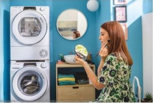 Suszarka do ubrań Candy Suszarka slim heat pump RO4H7A1TCEXS 5